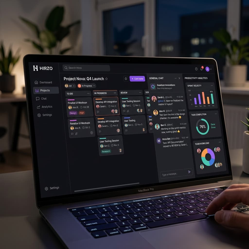 Hirzo — Company & Project Management Platform